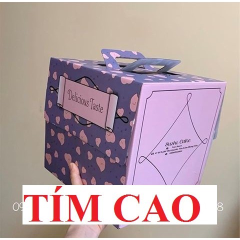 Hộp Bánh Kem CAO 25 cm SIZE 25.