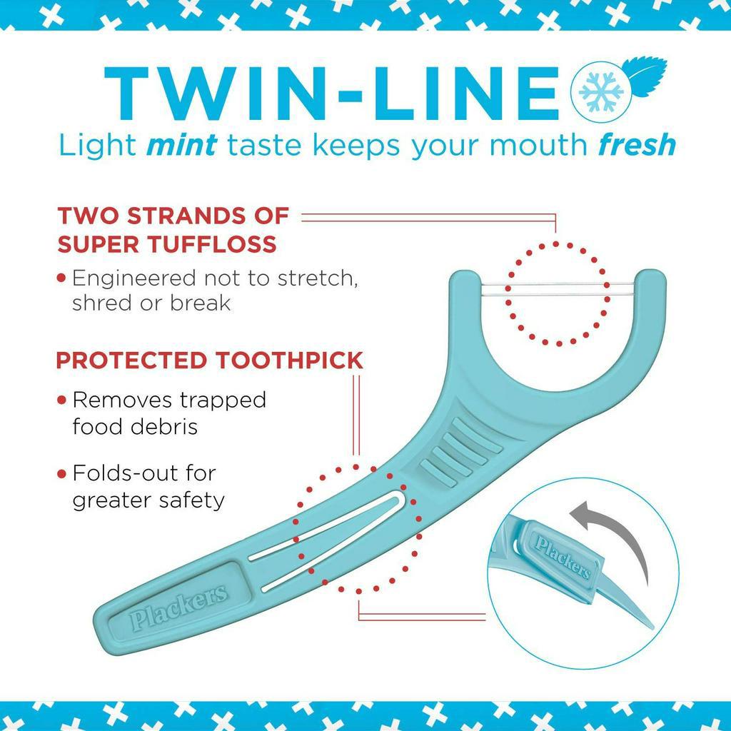 NHẬP MỸ - TĂM CHỈ NHA KHOA PLACKERS, GLIDE, GUM