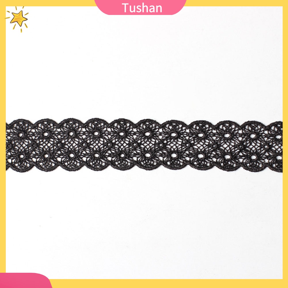 Vòng Cổ Choker Ren Hoa Phong Cách Gothic Cho Nữ