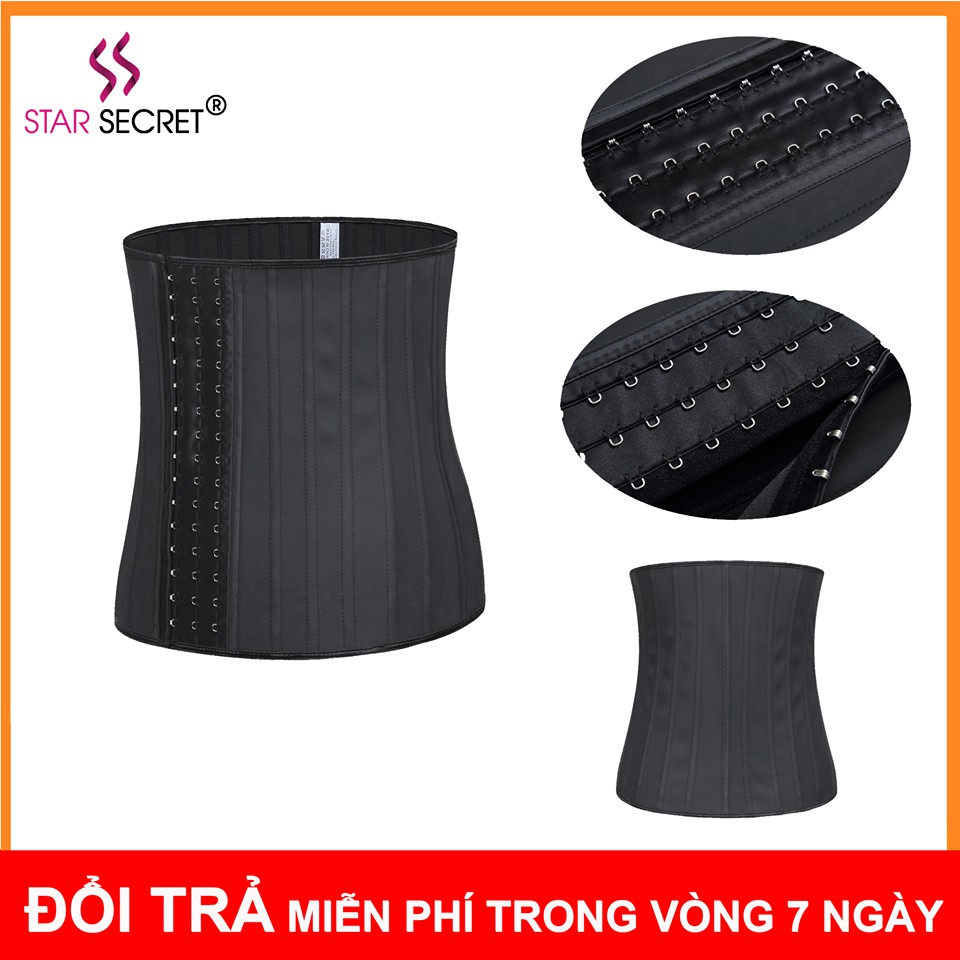 Đai nịt bụng latex 25 xương dáng dài 29cm chính hãng starsecret có bảo hành