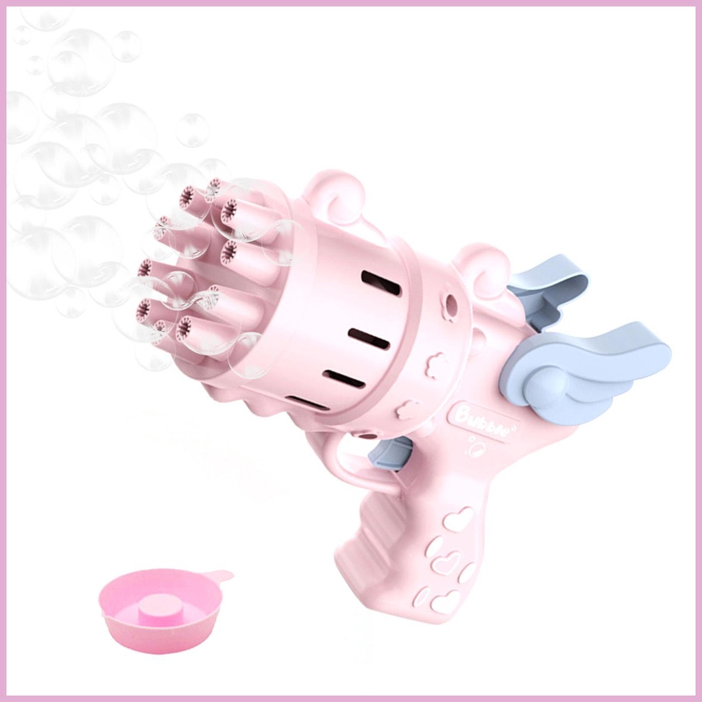 Đồ Chơi Máy Thổi Bong Bóng 10 Lỗ Vui Nhộn Cho Trẻ Em