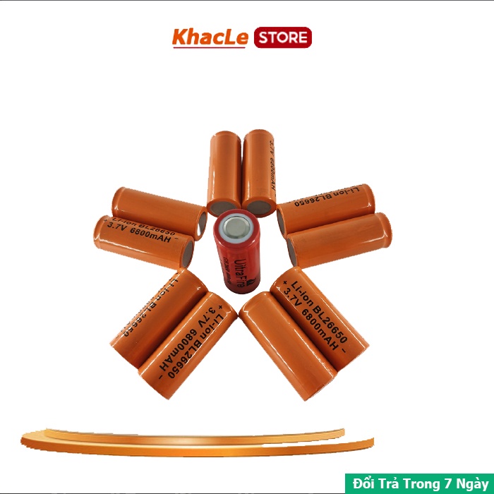 Pin sạc đa năng 26650 dung lượng cao Pin sạc đèn pin