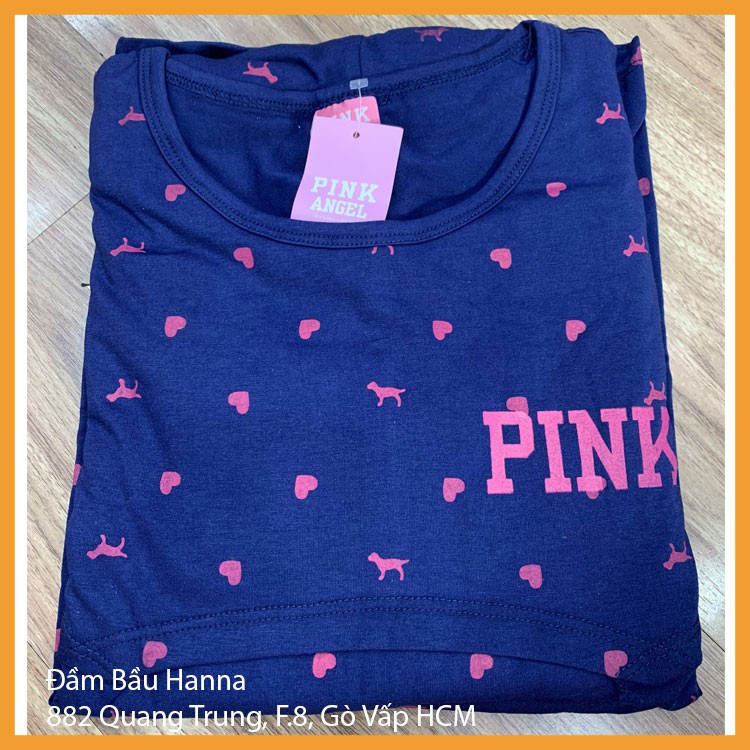 [SIZE 40-70KG] Đồ mặc nhà cho mẹ bầu và sau sinh cho bé ty tiện lợi thun cotton lạnh cao cấp thoáng mát không xù