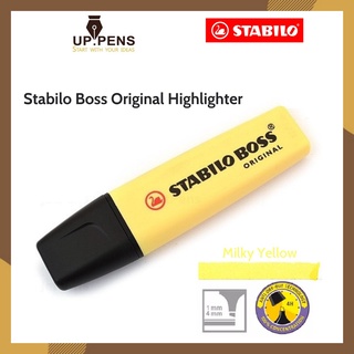 Bút highlight Stabilo Boss Original Highlighter -  Màu vàng pastel (Milky Yellow)
