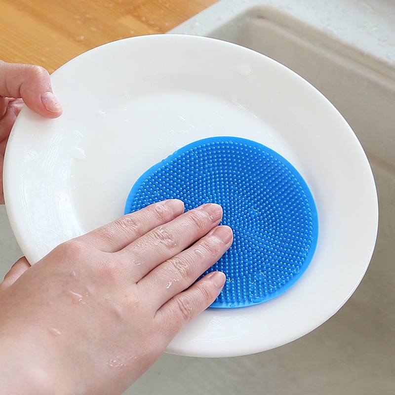Miếng rửa chén bằng silicon không dính tiện dụng cho nhà bếp