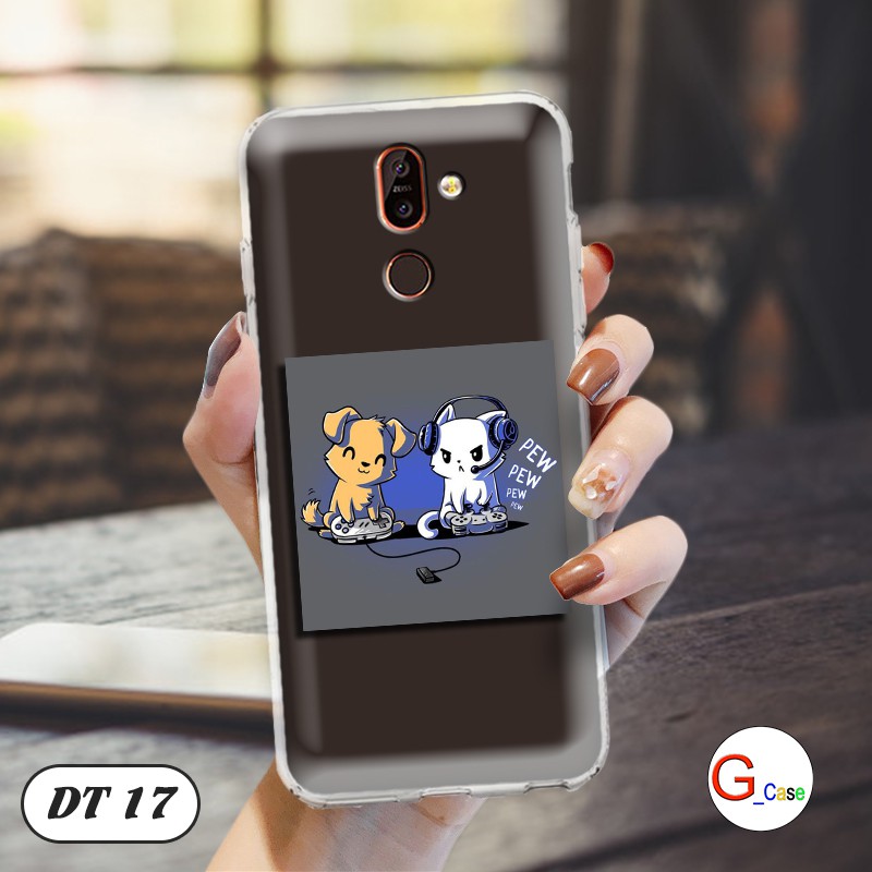Ốp lưng NOKIA 7 PLUS dẻo trong in hình