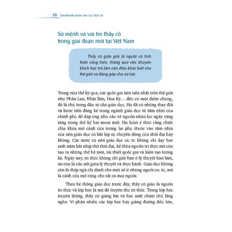 Sách Lời Khuyên Dành Cho Thầy Cô - First News