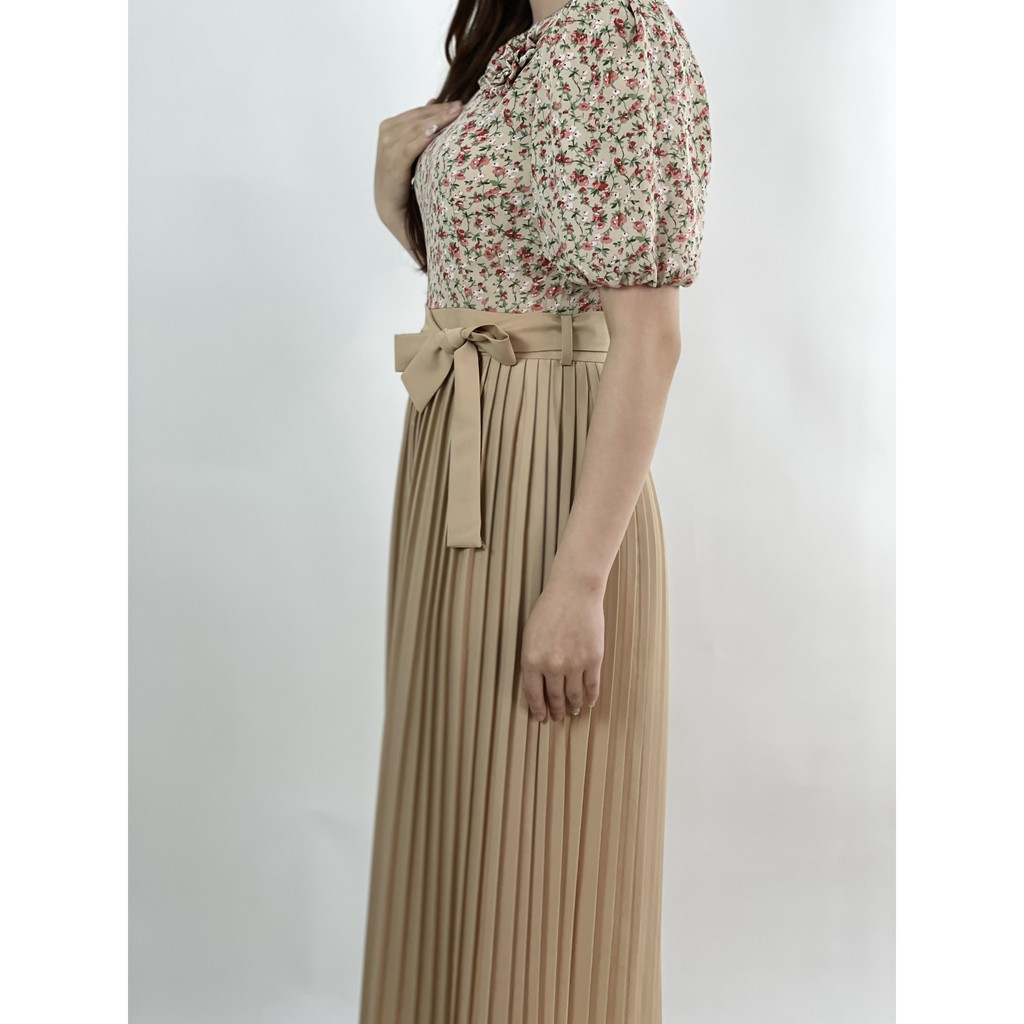 Đầm công sở liền thân kèm chân váy xếp ly cao cấp Emvy-K36 (Mua 1 được 2 ) | BigBuy360 - bigbuy360.vn