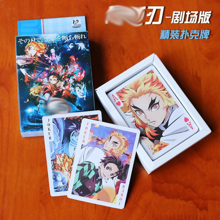 Bộ Bài Tây Tú Lơ Khơ 54 Lá In Hình One Piece, Naruto, Dragon Ball