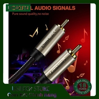 Dây cáp audio spdif đồng trục coaxial hai đầu đực/hỗ trợ kết nối tivi,ps4,..đến loa,amplifier,../ugreen av133