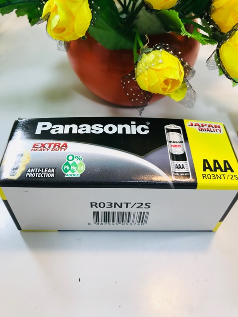 Hộp 60 viên pin đũa đen Panasonic AAA nhập khẩu chính hãng 100%