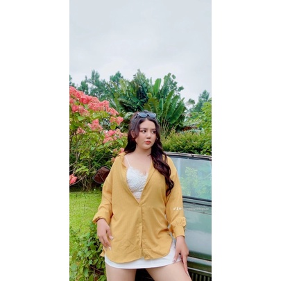 Áo Sơ Mi Dáng Dài Hương Quỳnh Bigsize