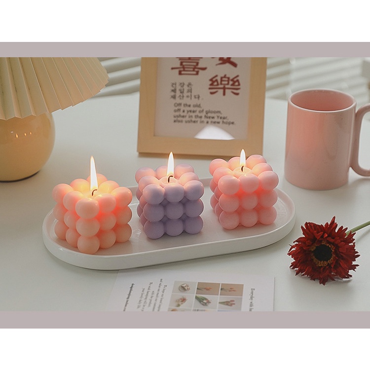 Nến thơm phòng decor trang trí nhà cửa phòng ngủ khách sáng tạo quà tặng sinh nhật Đạo cụ chụp Hình 16 mẫu