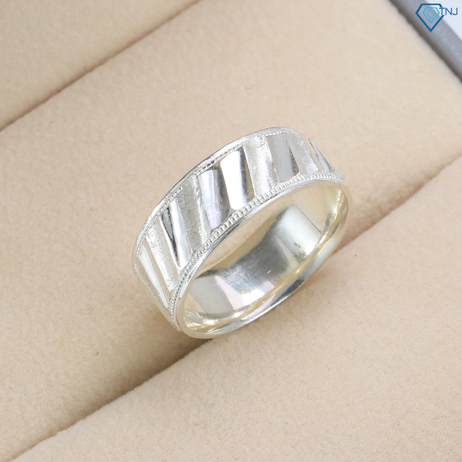 Nhẫn bạc 925 nam bản vừa cá tính NNA0221 Trang Sức TNJ