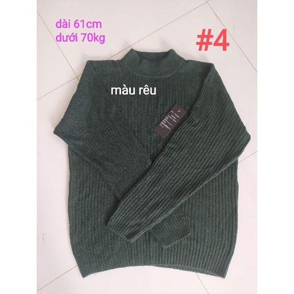 Bộ sưu tập áo len dài tay hàng thanh lý