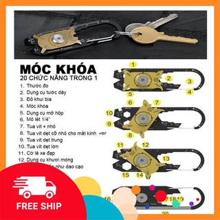 [FREE SHIP] Móc khóa đa năng 20in1
