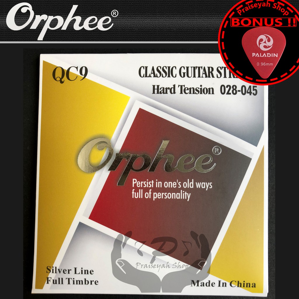 Orphee Dây Đàn Guitar Cổ Điển Qc9 Original Qc 9 Nylon