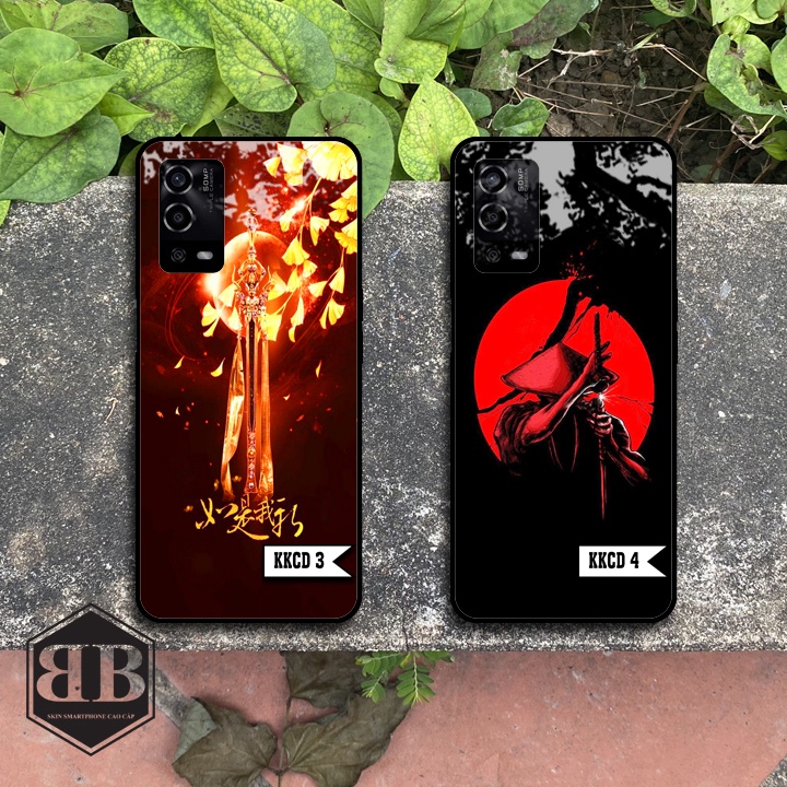 ỐP LƯNG KÍNH CƯỜNG LỰC OPPO A55 hình thần thoại