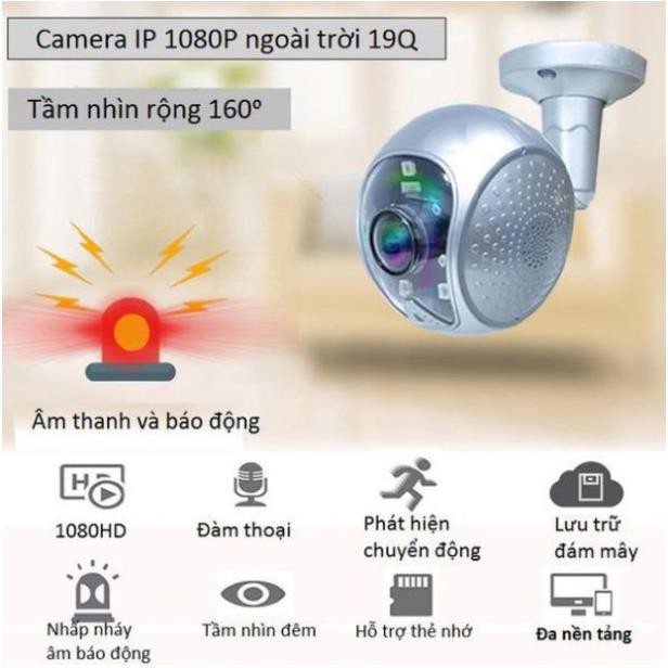 ( FREESHIP HÀNG LOẠI 1 ) Camera Ngoài Trời Carecam 3.0Mpx Full HD - Thiết Kế Đột Phá Bảo Hành 60 Tháng