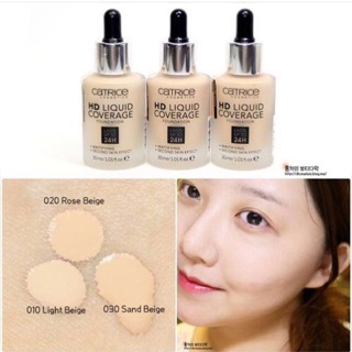 Kem nền Catrice HD 24H Liquid Coverage Foundation của Đức