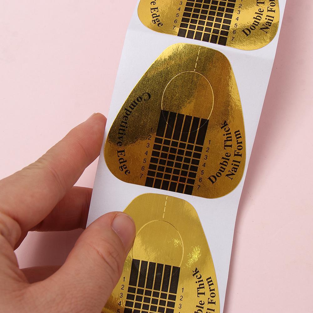 Set 50 / 100 Khuôn Hỗ Trợ Nối Dài Móng Tay Dễ Sử Dụng