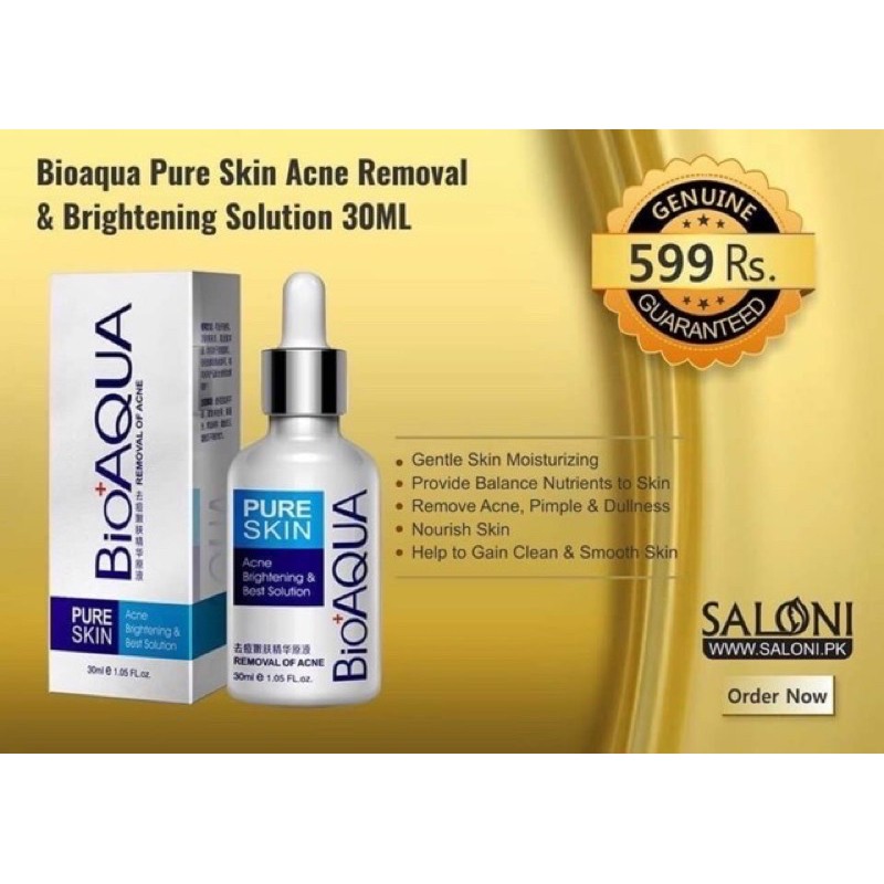 SERUM  trắng da dưỡng ẩm Bioaqua Pure Skin Nội địa Trung | BigBuy360 - bigbuy360.vn