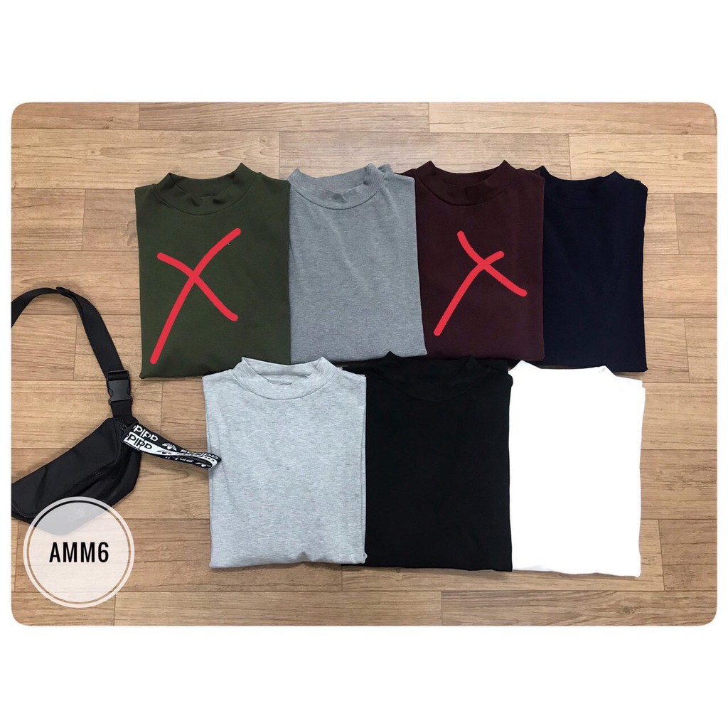 Áo giữ nhiệt cổ 3p G@u nam mềm mịn