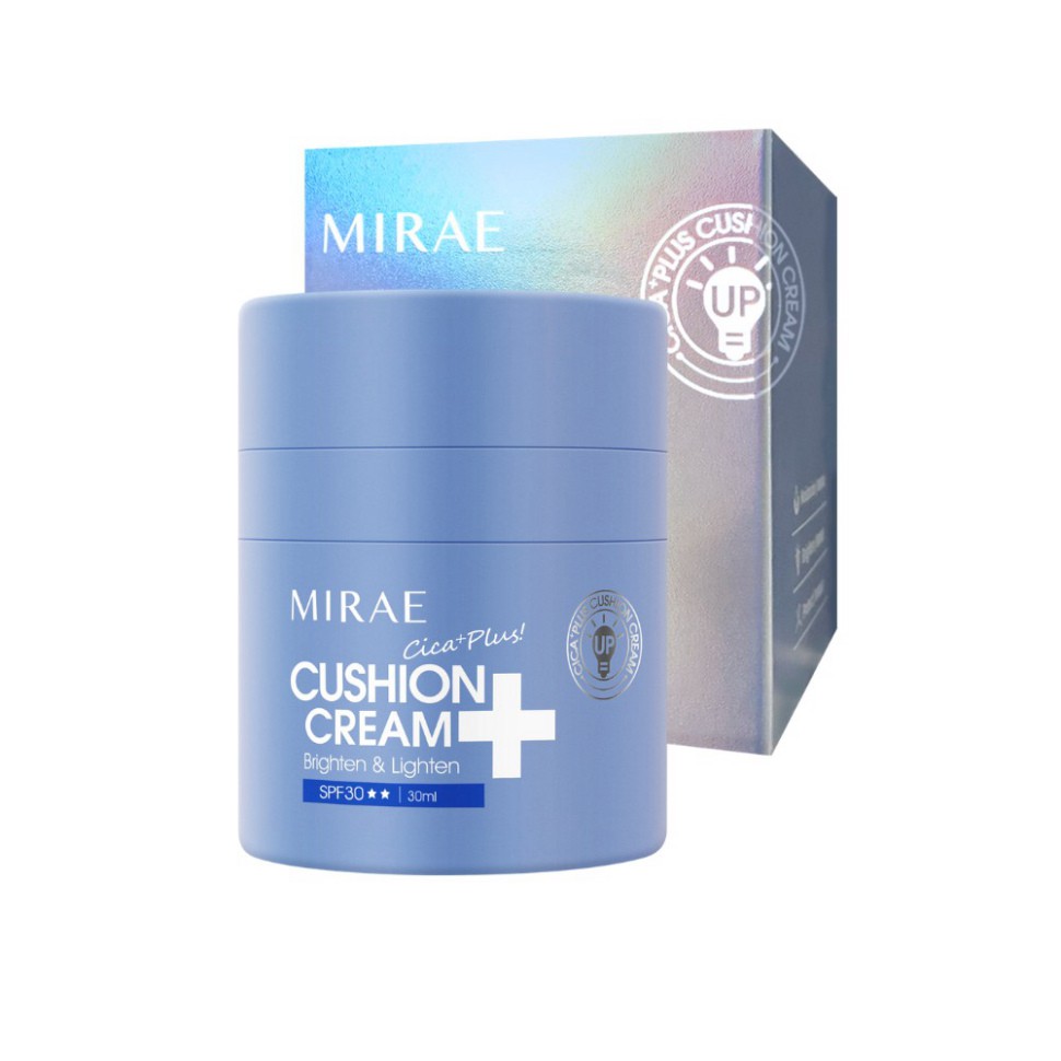 Kem lười Mirae giúp da trắng sáng dưỡng ẩm che mờ khuyết điểm MIREA CICA PLUS CUSHION CREAM 30ml/hũ | BigBuy360 - bigbuy360.vn