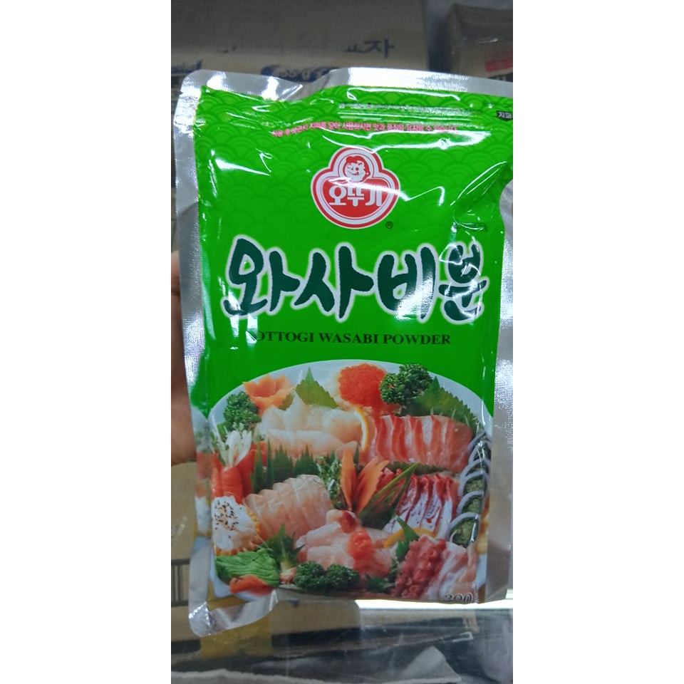 Bột mù tạt ottogi hàn quốc 300g - 와사비분