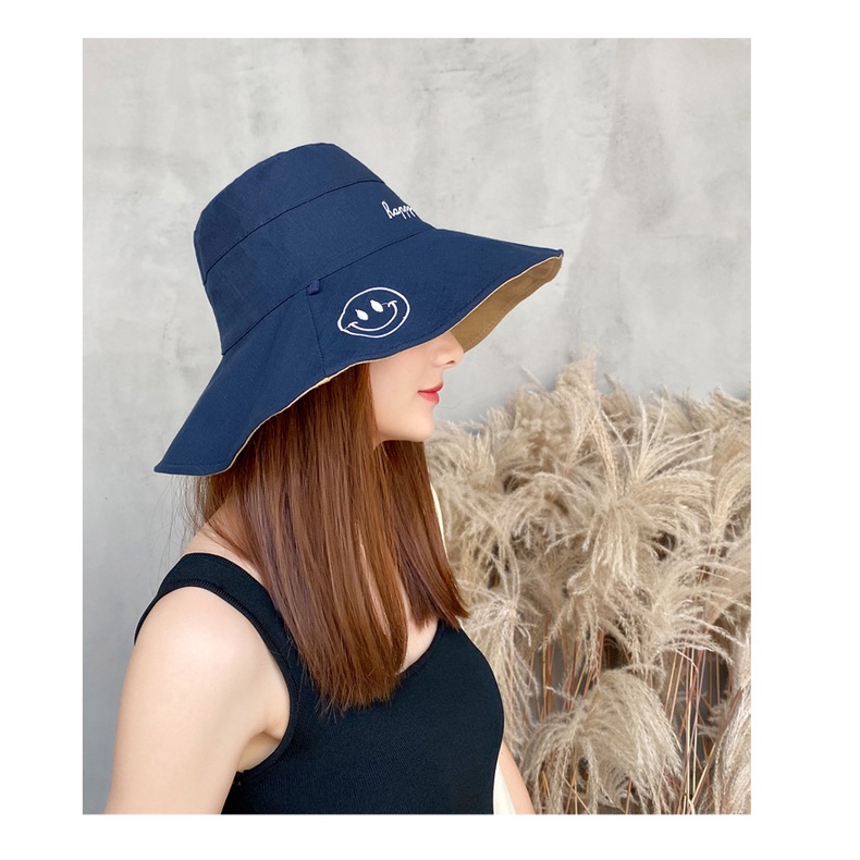 Mũ Bucket Chống Nắng Tia Cực Tím Phong Cách Mới Thời Trang Xuân Thu 2021 Cho Bạn Gái