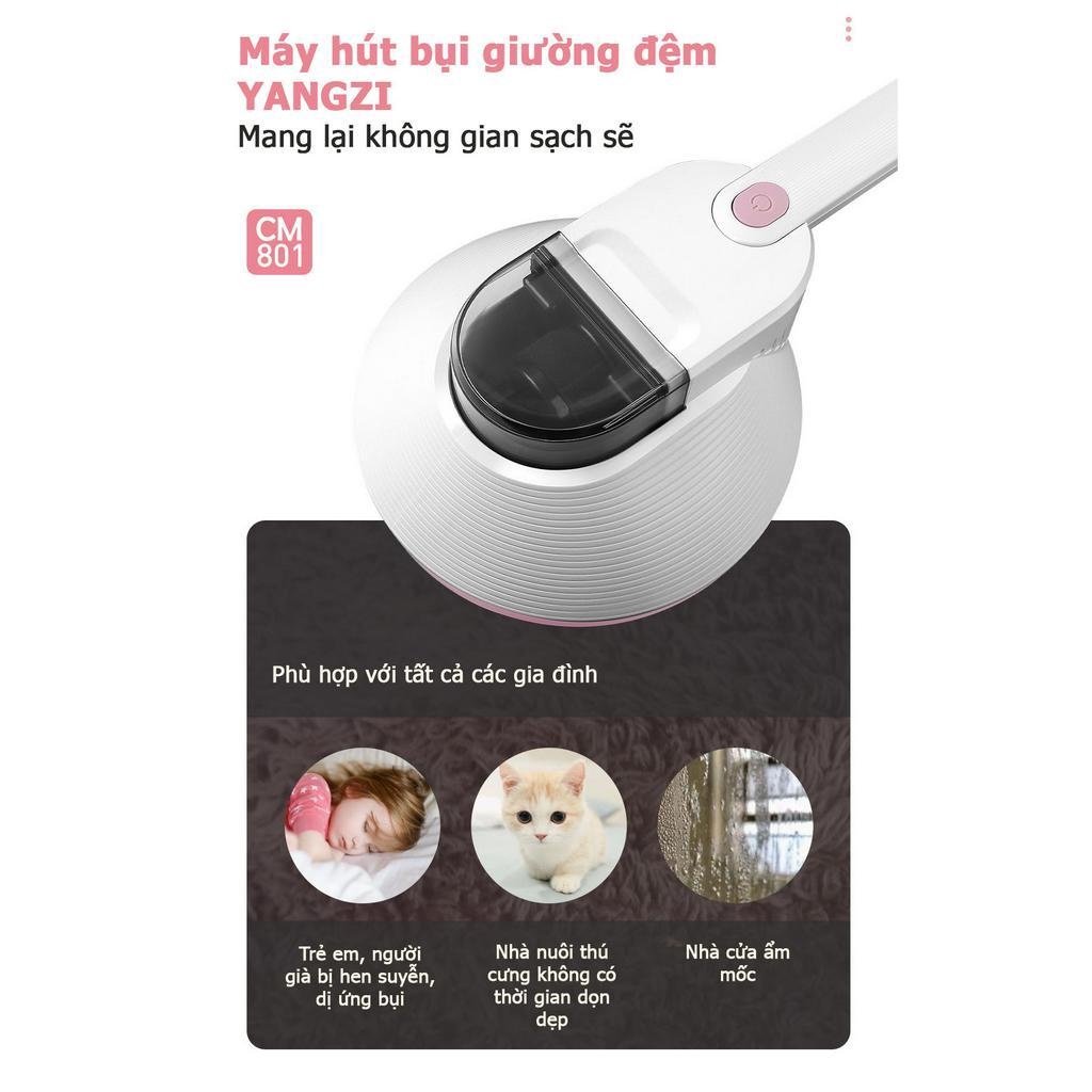 Máy hút bụi giường nệm diệt khuẩn UV Yangzi CM08 công suất 300W lực hút 12000Pa