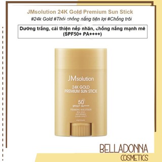 Thỏi Chống Nắng Bảo Vệ Cao, Chống Trôi JM Solution 24K Gold Premium Sun Stick 21g