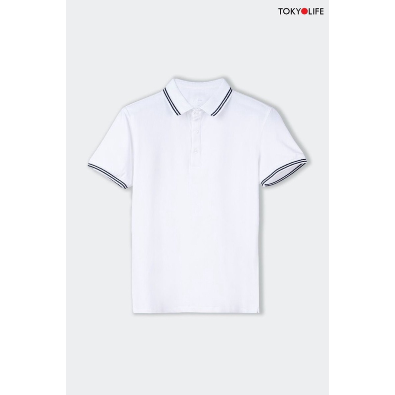 Áo Polo Nam Cotton Cao Cấp, Basic Sang Trọng Lịch Lãm TOKYOLIFE sang trọng, lịch thiệp N7POL013I