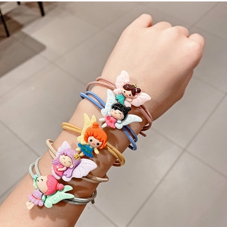 Dây Buộc Tóc Trang Trí Hình Thiên Thần Bằng Nhựa Resin 100%