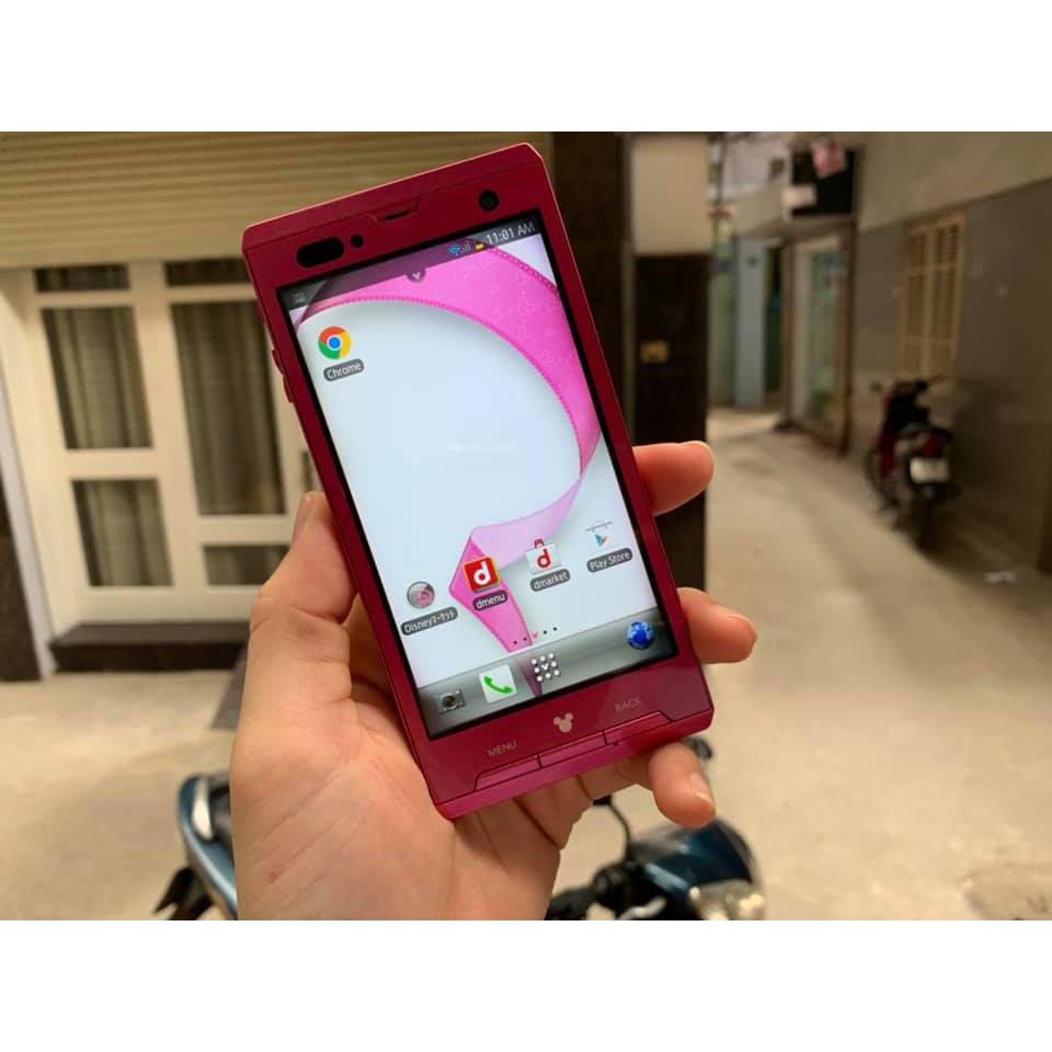 Điện thoại Fujitsu F-05D F-08D máy nghe gọi, chống mưa, camera 13Mpx nét, màn hơi xấu như ảnh dùng t