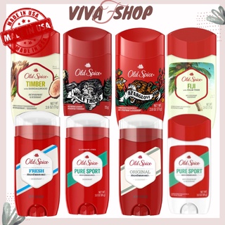  Lăn nách nam Old Spice Mỹ Pure Sport Bearlove  Wolfthorn |lăng khử mùi -Cánh Buồm Đỏ 