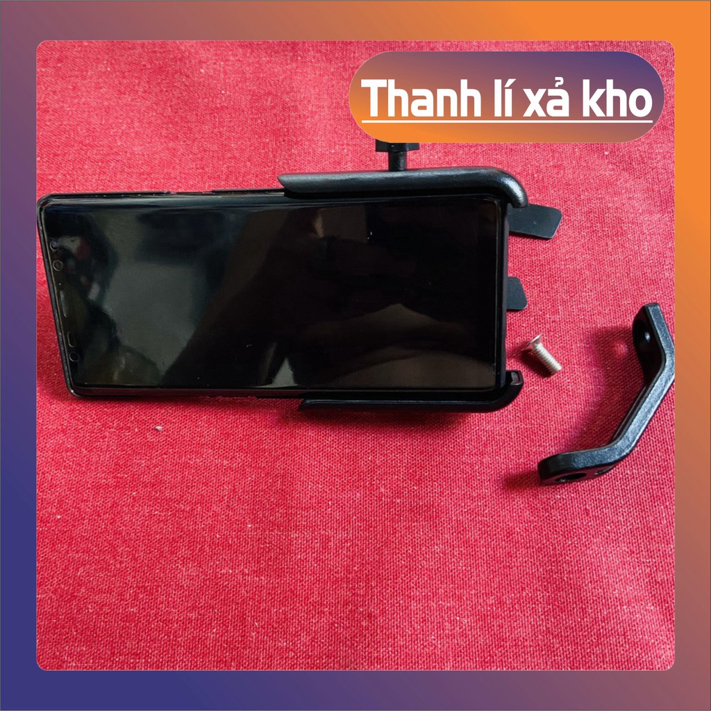 [ XẢ HẾT KHO ] [PHONE STAND] Giá đỡ điện thoại gắn xe máy phù hợp mọi loại điện thoai chắc chắn siêu bền (MÀU ĐEN)