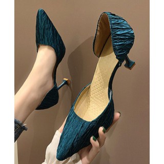 Giày baotou mũi nhọn a264 | đế 7cm gót nhọn