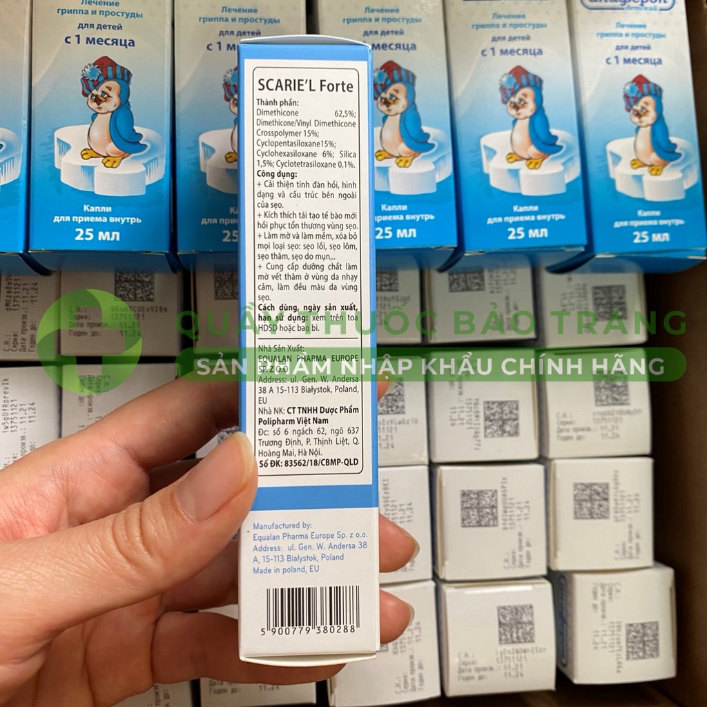 Scarie'l Forte - Gel bôi sẹo thâm, lấp đầy sẹo rỗ, sẹo lõm tuýp 10g của Eunice