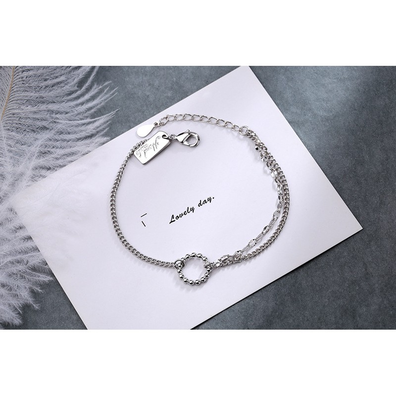 Lắc tay vòng đan xem nhau 2 loại dây