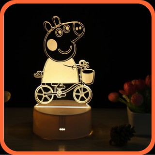 ĐÈN PHÒNG NGỦ đẹp - HEO XINH CARTOON 3D - quà tặng trang trí vô cùng ý nghĩa