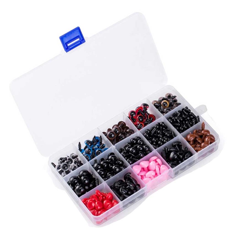 Bộ 752 Ốc Vít Mũi Mắt Thú Nhồi Bông Bằng Nhựa Dễ Lắp Ráp DIY