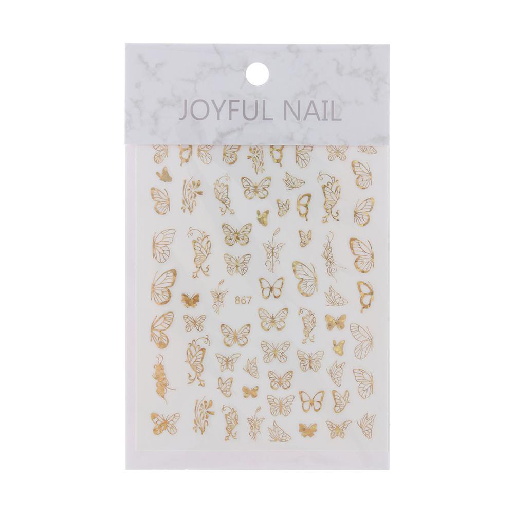 SOFTNESS Sticker Dán Móng Nghệ Thuật Họa Tiết Ba Chiều