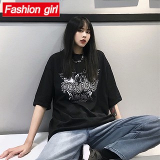 Áo Thun Tay Lỡ Form Rộng Phong Cách Hàn Quốc Dành Cho Nữ