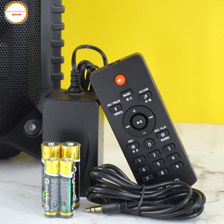 Loa karaoke bluetooth W-King K3H 100W tặng kèm mic, Loa di động, Pin cực lâu - BH 12 tháng