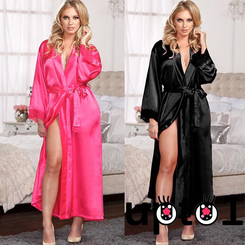 Áo choàng tắm dài kiểu dáng Kimono gợi cảm cho nữ | BigBuy360 - bigbuy360.vn