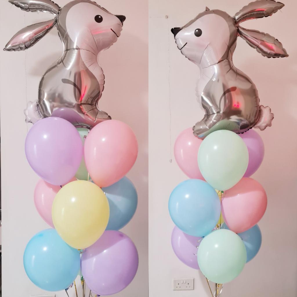 Bong bóng kiếng tráng nhôm hình thỏ ngọc