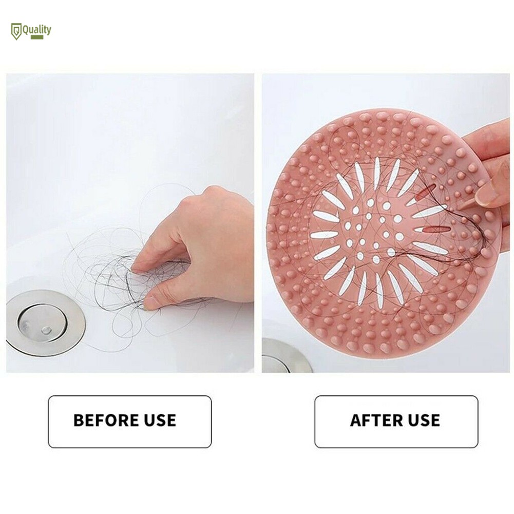 VN❤ Bathroom Drain Hair Catcher Stopper Plug Sink Strainer Filter Bath Shower Covers
