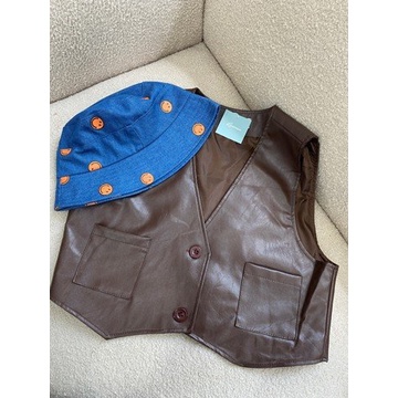Leather Gilet - Áo gilet da retro - Remmus.vn