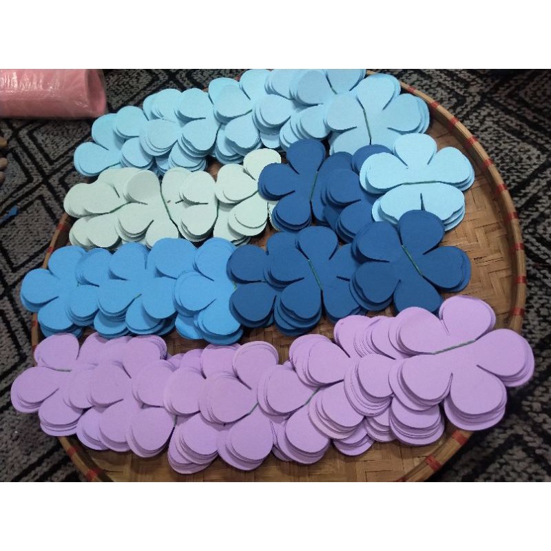 Set HOA HỒNG giấy mỹ thuật tự làm 1 BÔNG